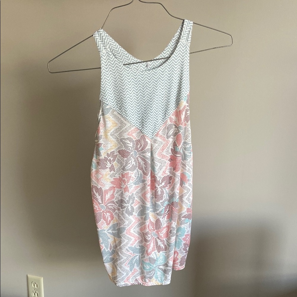 Prana Horchata Multicolor Patterned Tank Top